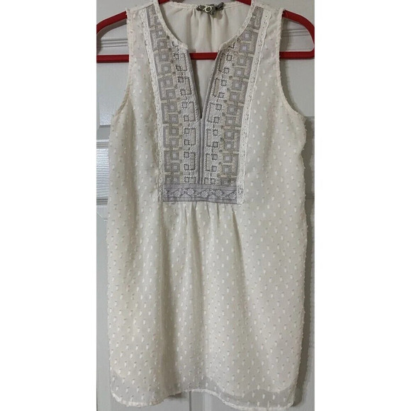 Anthropologie One September Pasto Tank Top Women's Size XS Beaded Embroidered - Picture 2 of 6